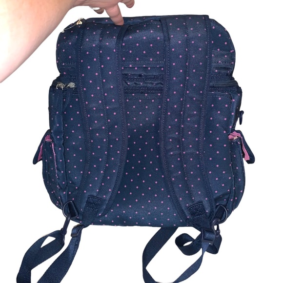 Matilda Jane Summer Fun Cooler Navy Pink Thermo Padded Backpack Limited Edition main image 5